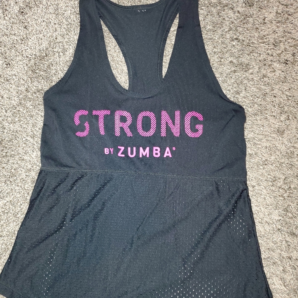 Strong by zumba tank